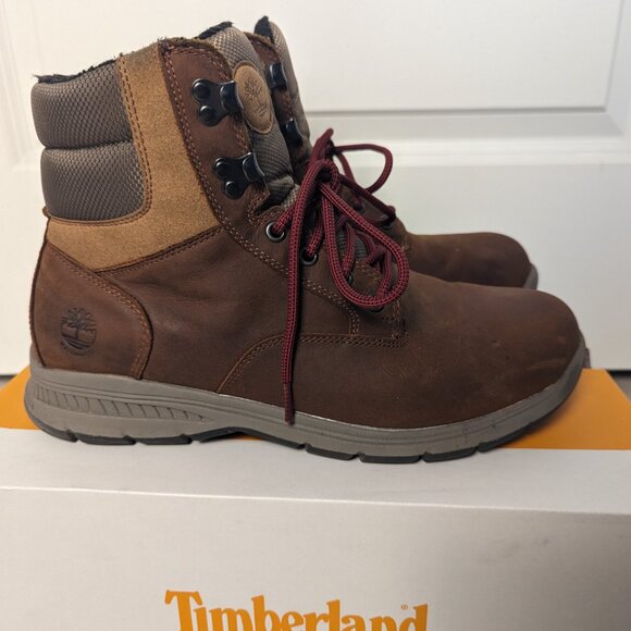 Timberland Norton Ledge WP Warm Lined Boot - Size 9.5 - Rust Nubuck - Picture 4 of 6